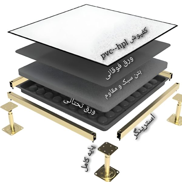 کف کاذب فولادی